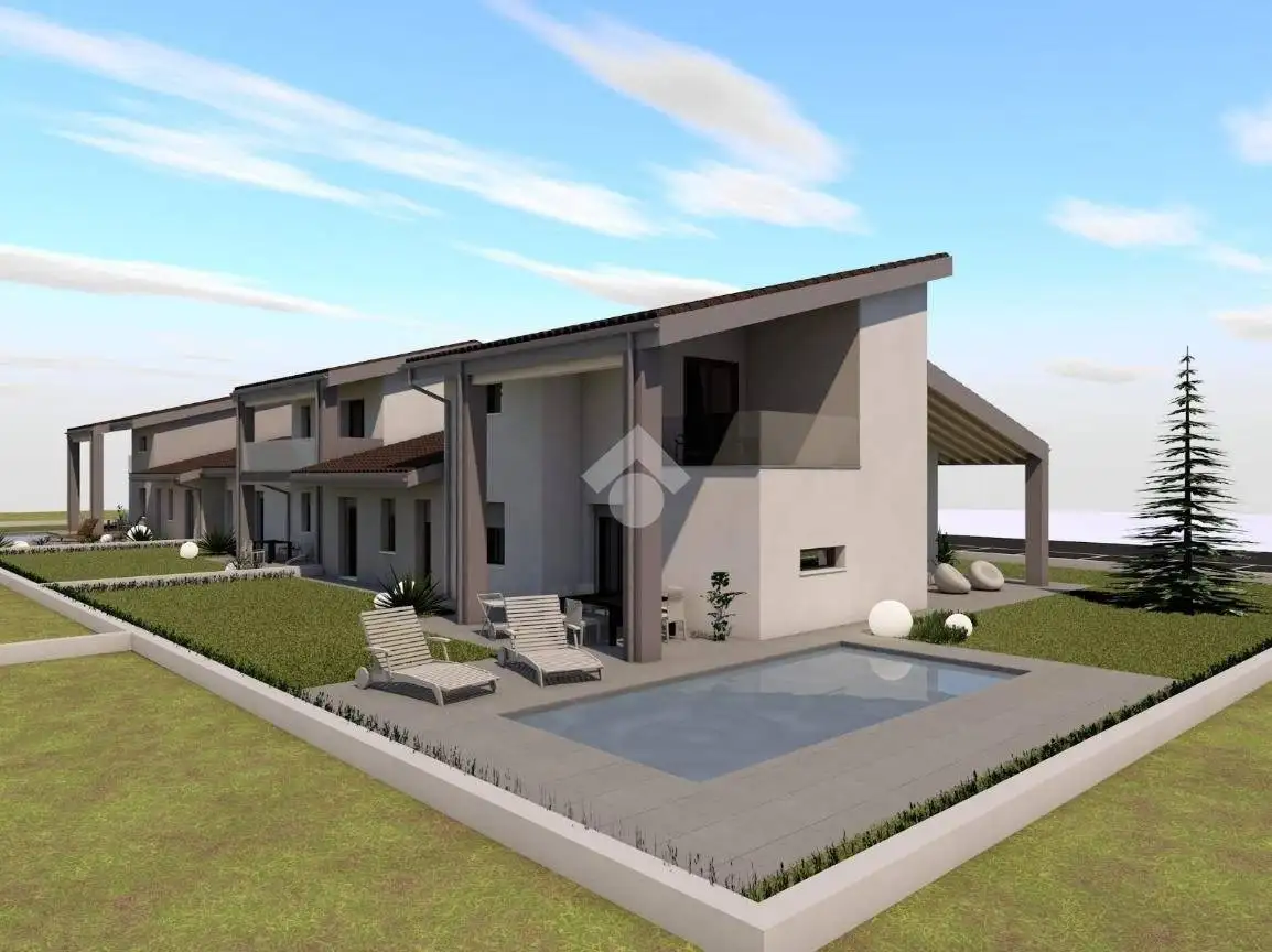 Villa a schiera via al Santuario, Centro, Bolgare - foto 2