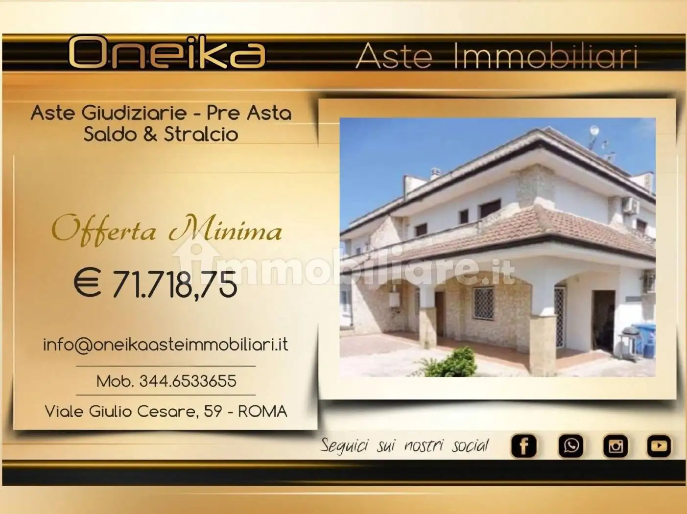 Villa in asta a Villa Literno