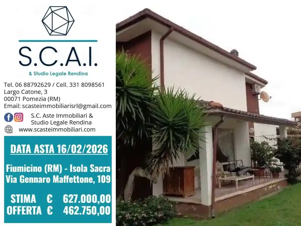 Villa in vendita a Fiumicino