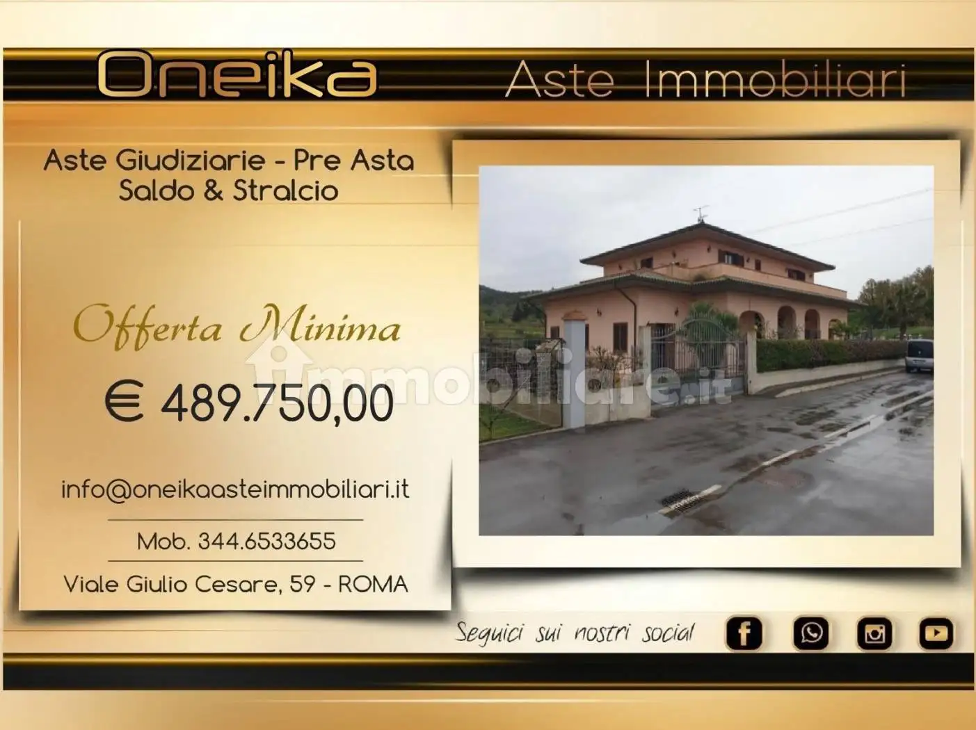 Villa in asta a Manciano