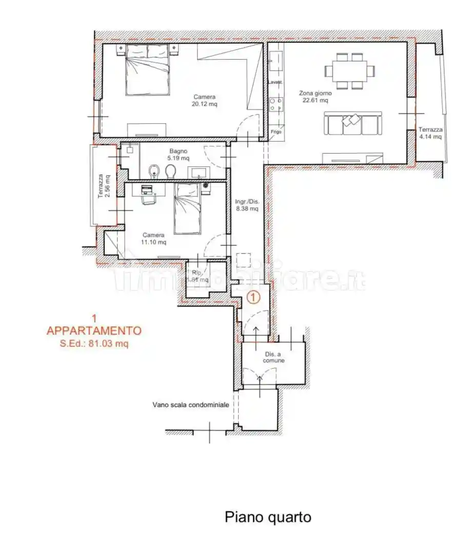 Trilocale ottimo stato, quarto piano, Gavinana, Firenze - foto 3