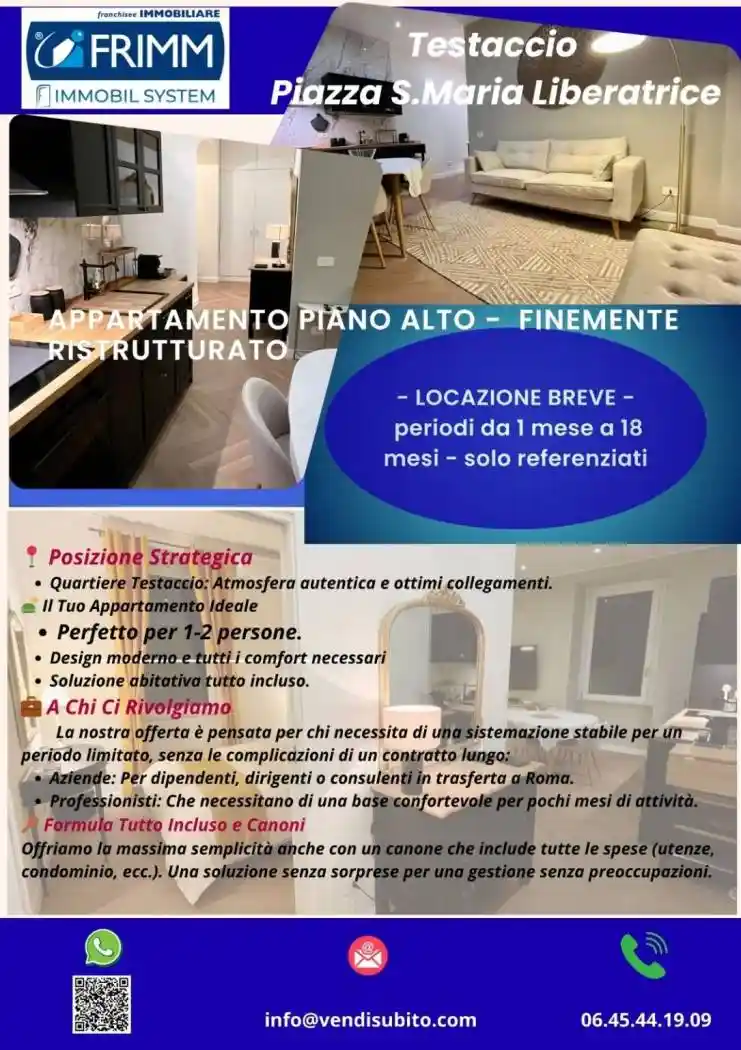 Appartamento in affitto a Roma