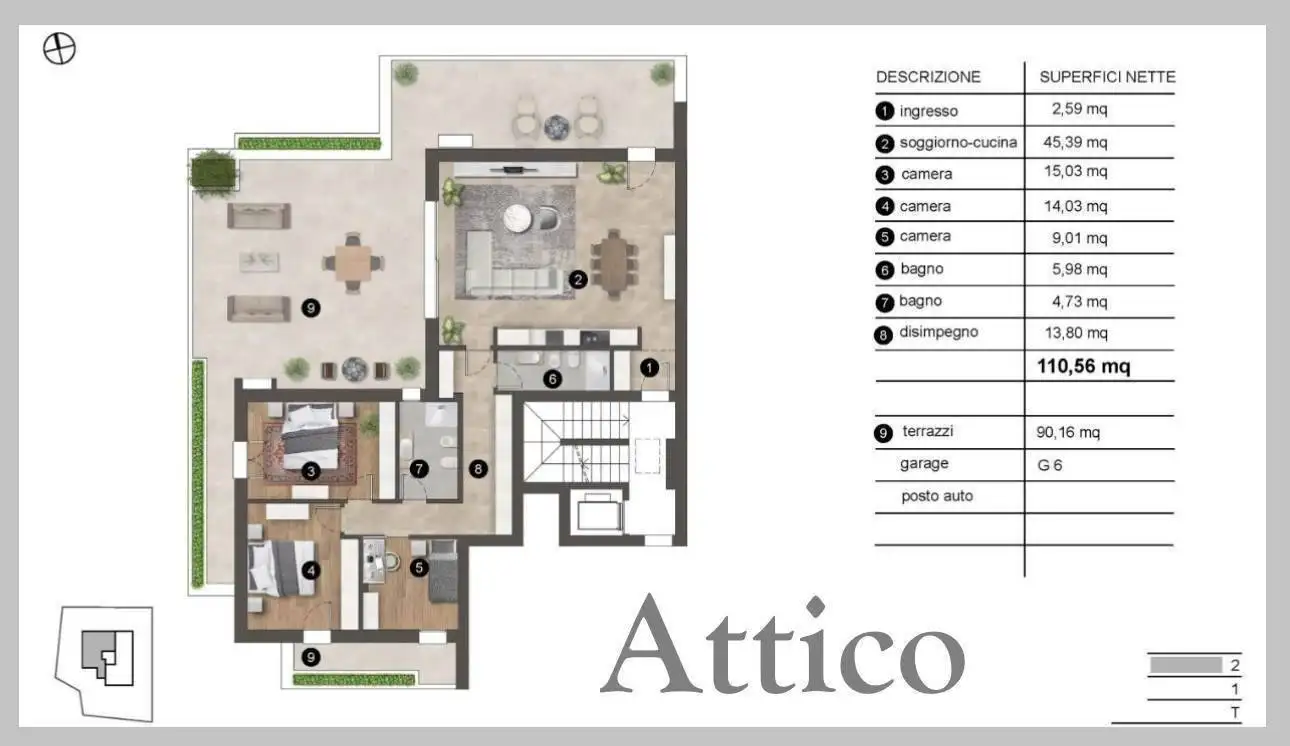 Appartamento in vendita a Albignasego