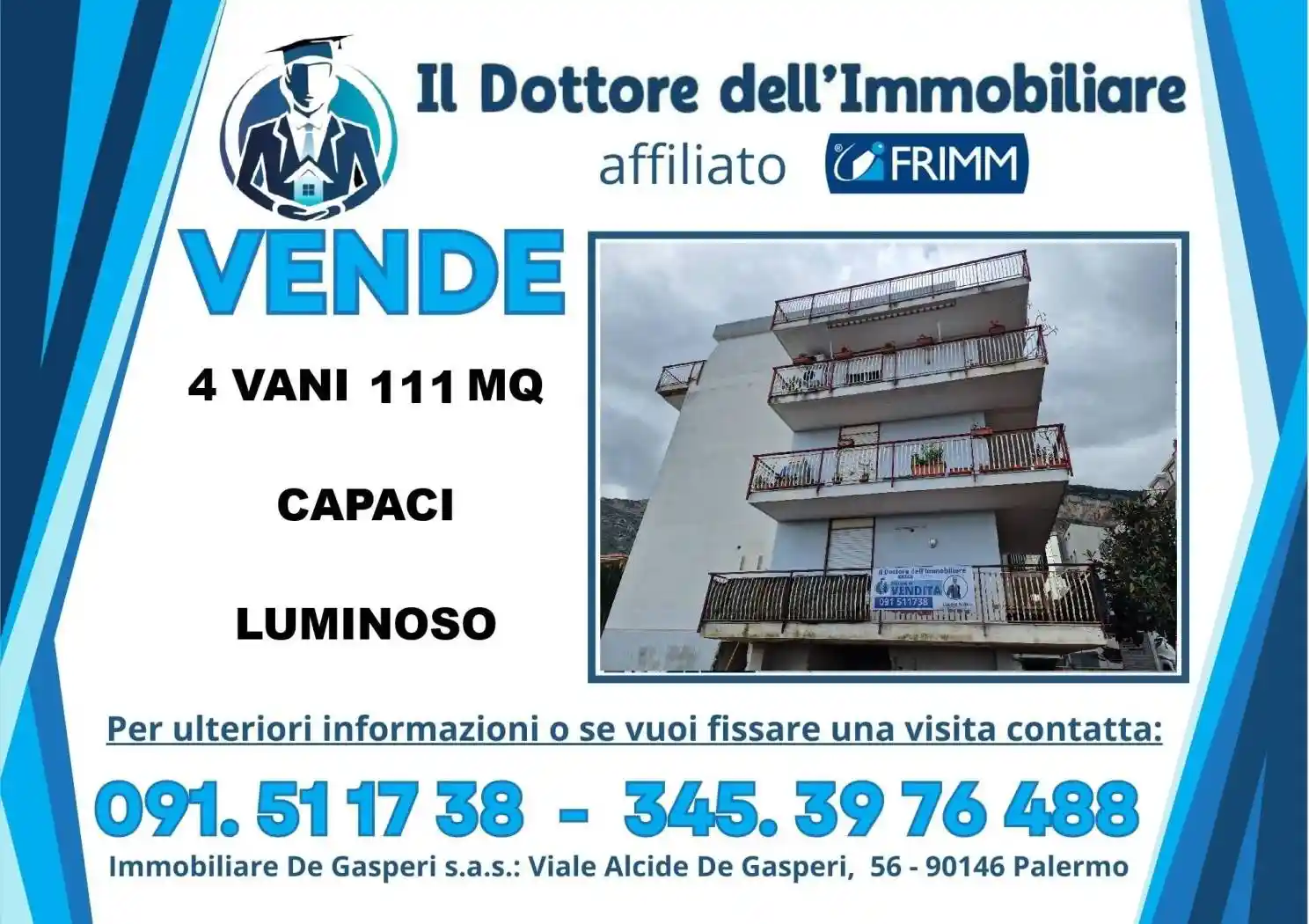 Appartamento in vendita a Capaci