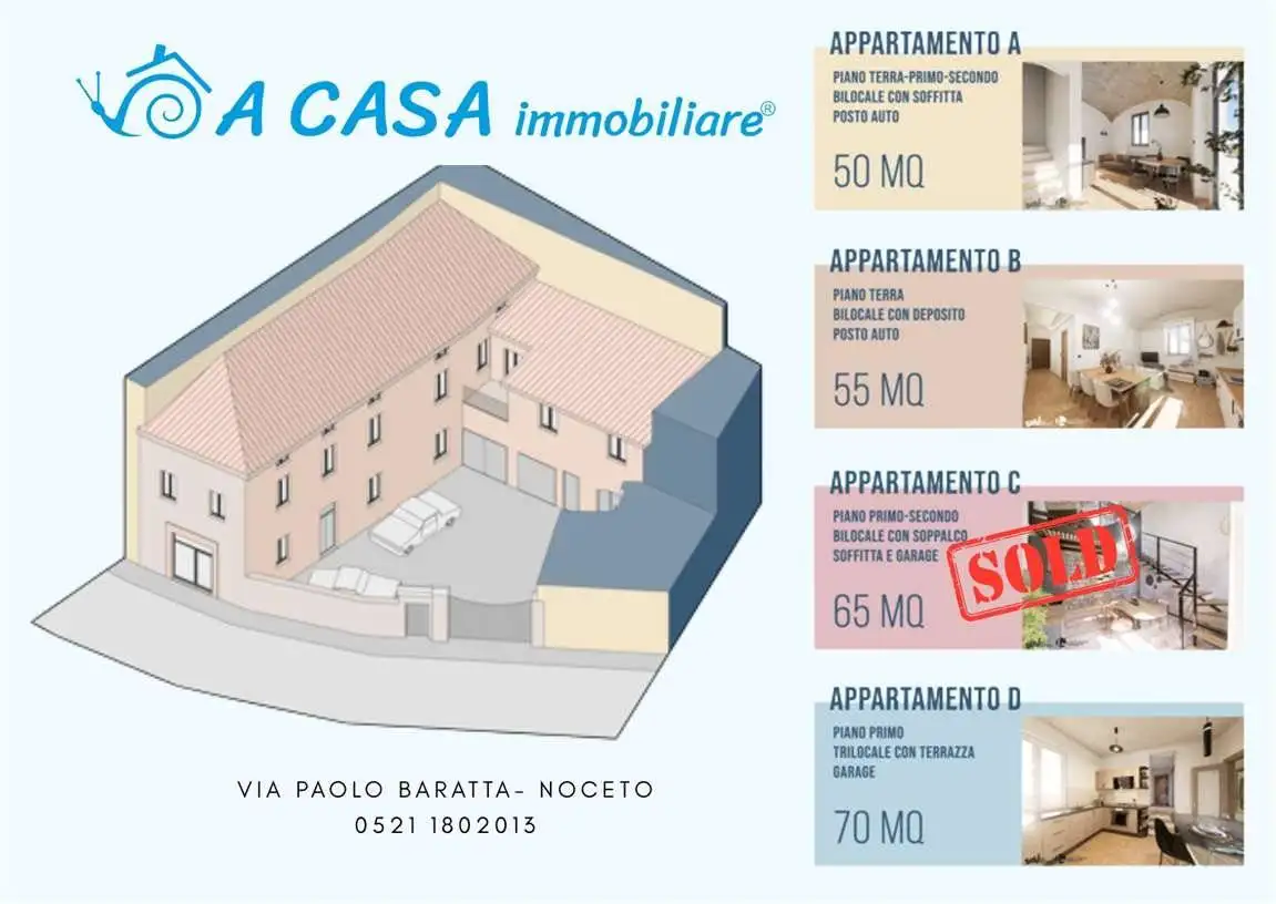 Appartamento in vendita a Noceto