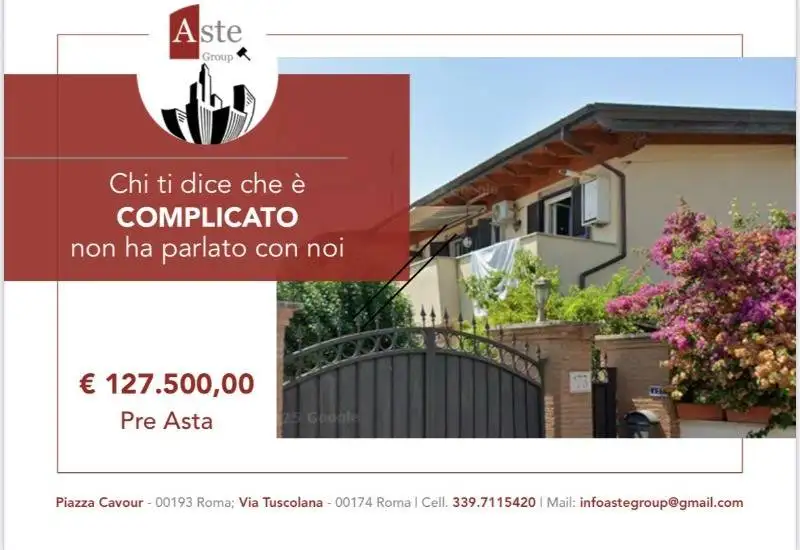 Villa in asta a Roma