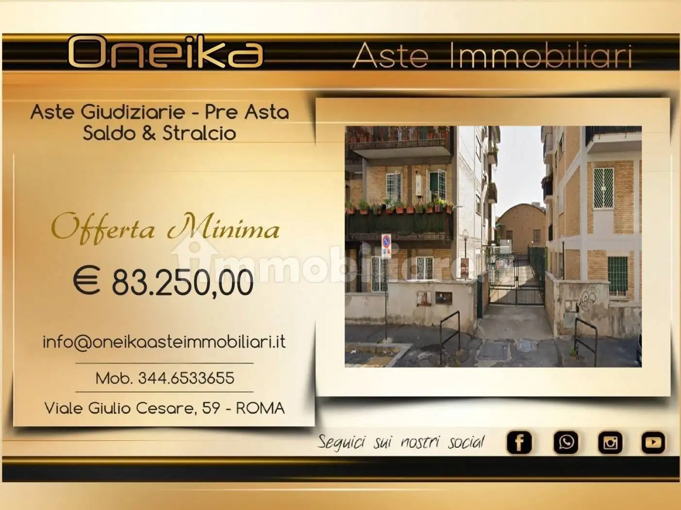 Appartamento in asta a Roma