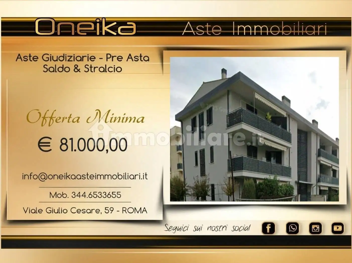 Appartamento in asta a Santa Croce sull'Arno