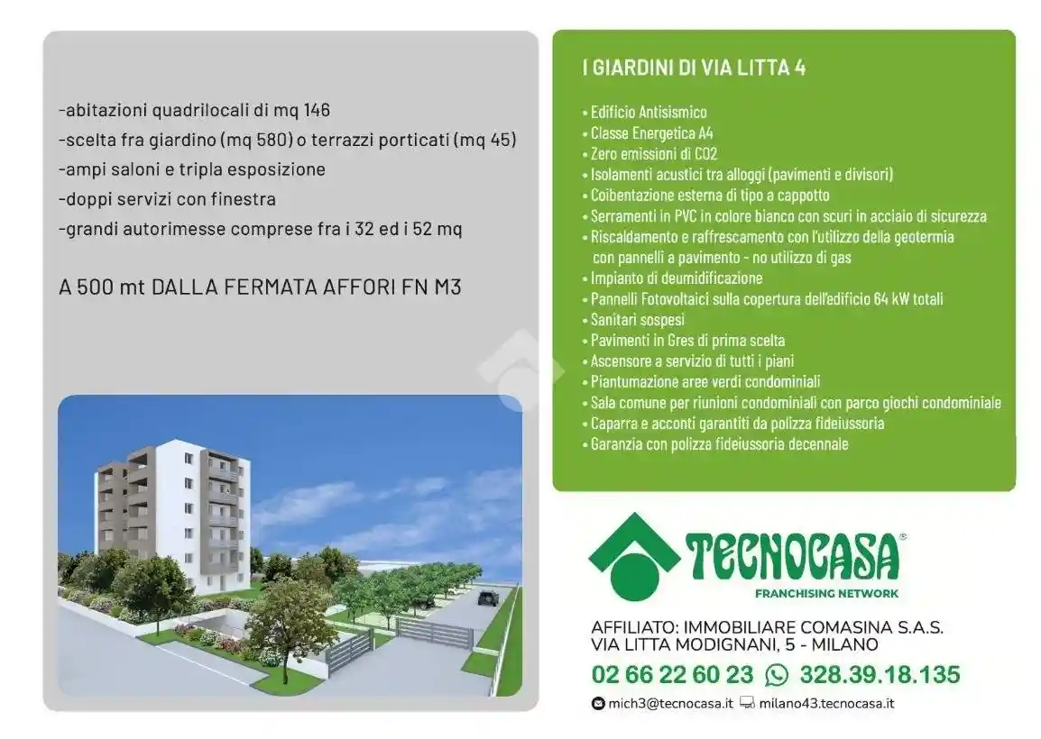 Quadrilocale via Alessandro Litta Modignani 112, Comasina, Milano - foto 2