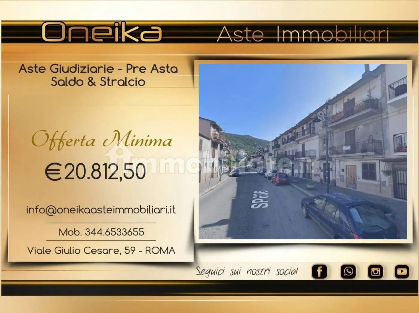 Appartamento in asta a Moricone