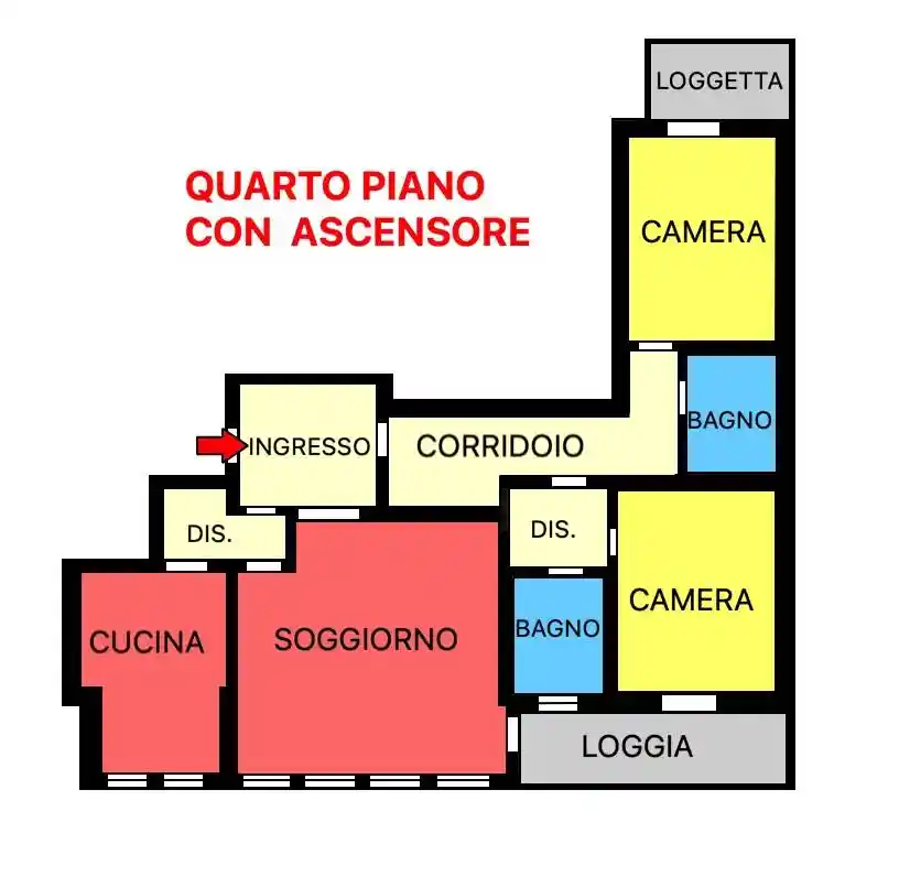 Appartamento in vendita a Brescia