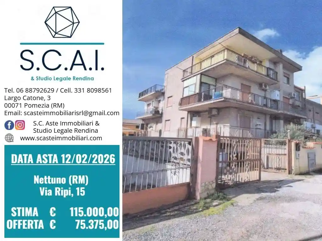 Appartamento in vendita a Nettuno