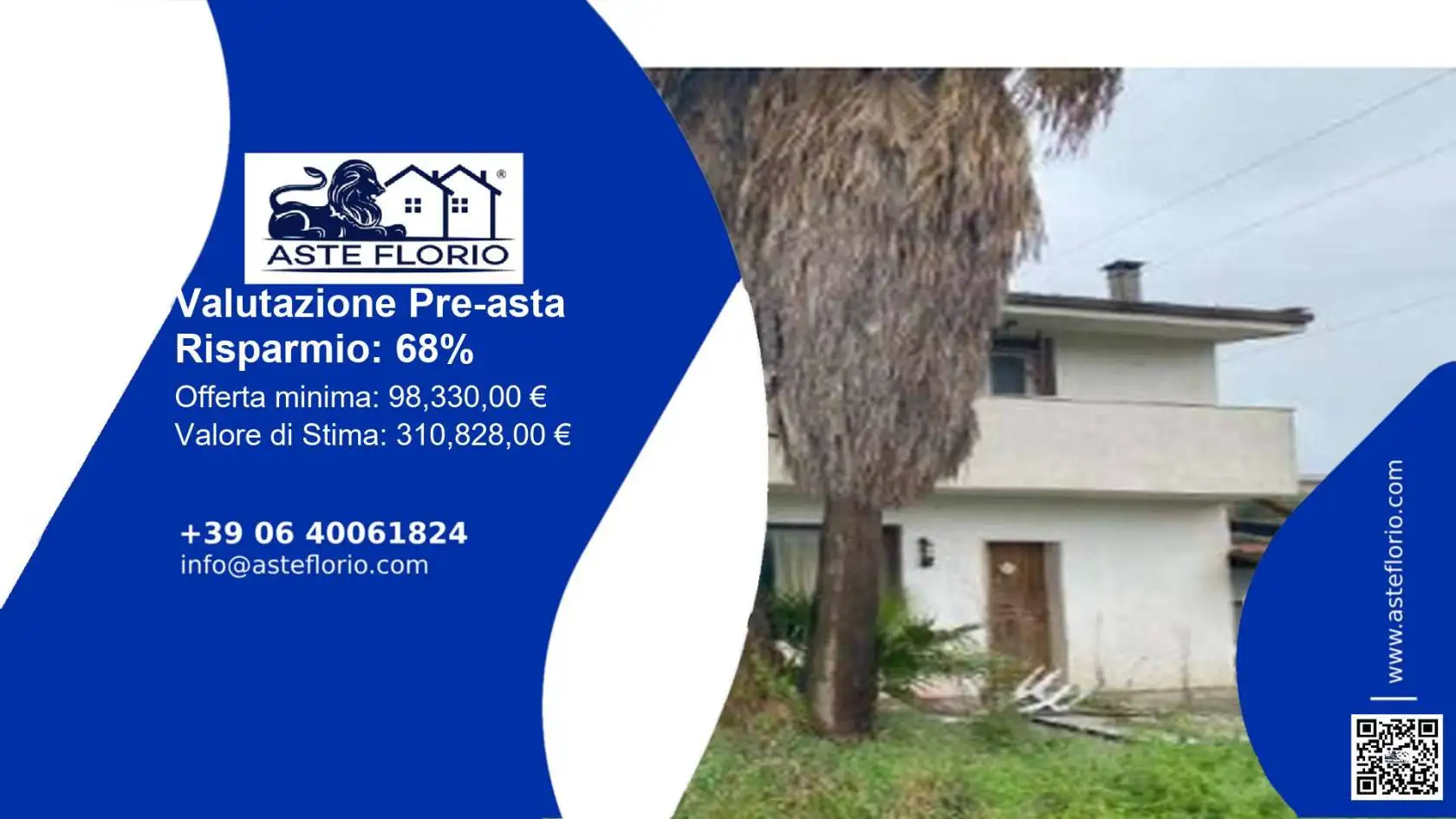 Villa in asta a Aprilia