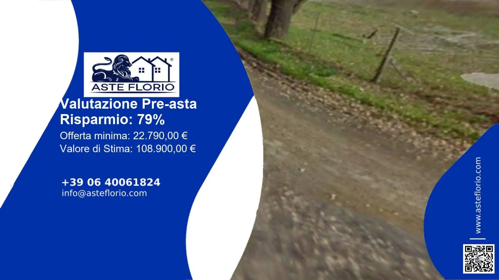 Villa in asta a Aquino