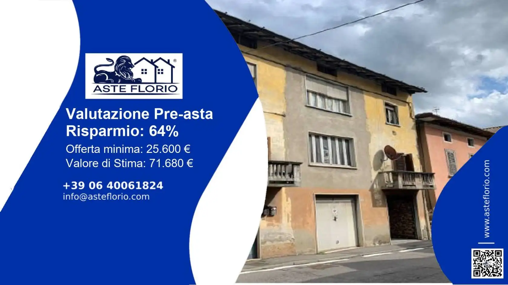 Appartamento in asta a Vertova