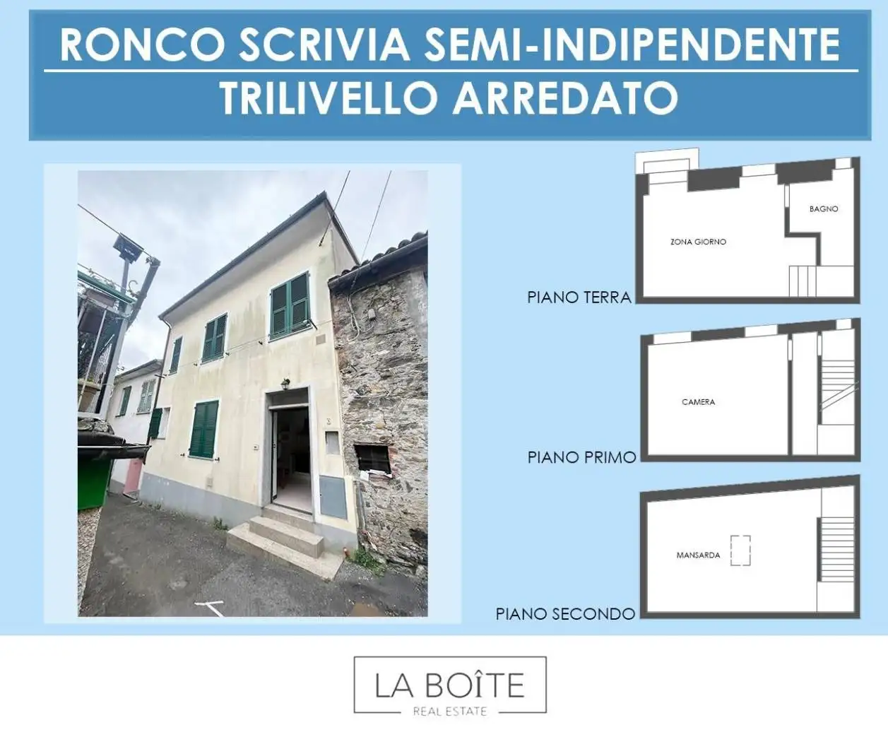 Casa indipendente in vendita a Ronco Scrivia