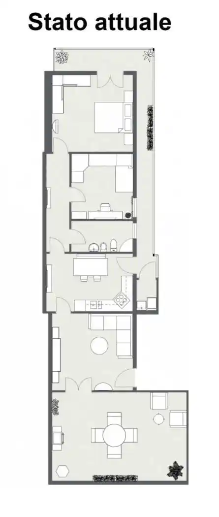 Trilocale via Fratelli Mazzaglia  5, Barriera - Leucatia, Catania - foto 3