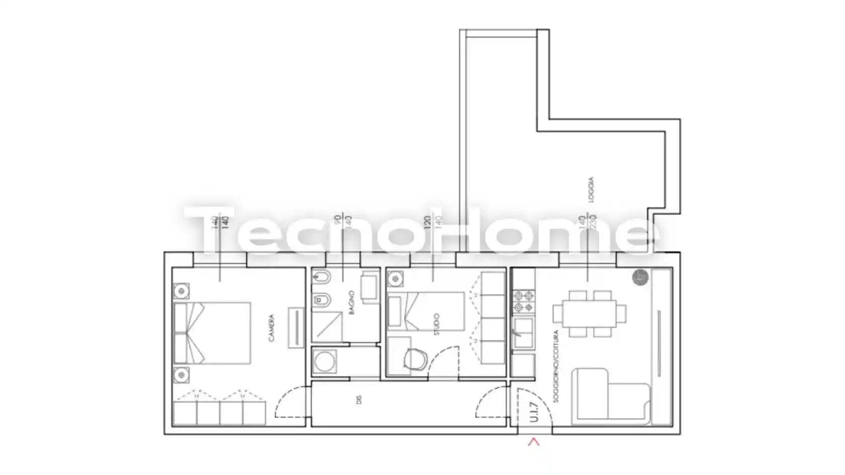 Trilocale via Don Giovanni Minzoni 42, Centro, Noceto - foto 2