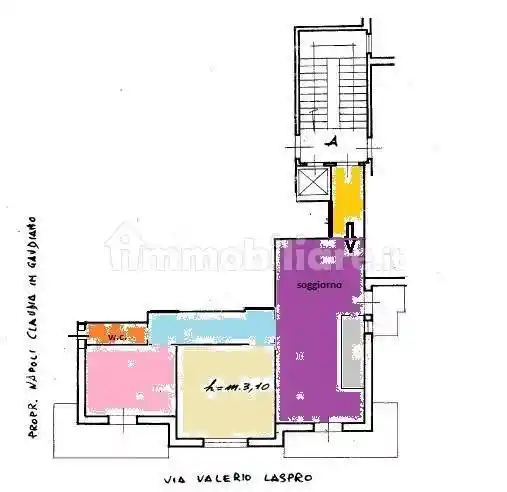 Quadrilocale via Valerio Laspro 1, Carmine Alto, Salerno - foto 2