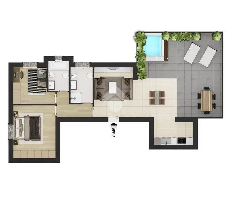 Appartamento in vendita a Caronno Pertusella