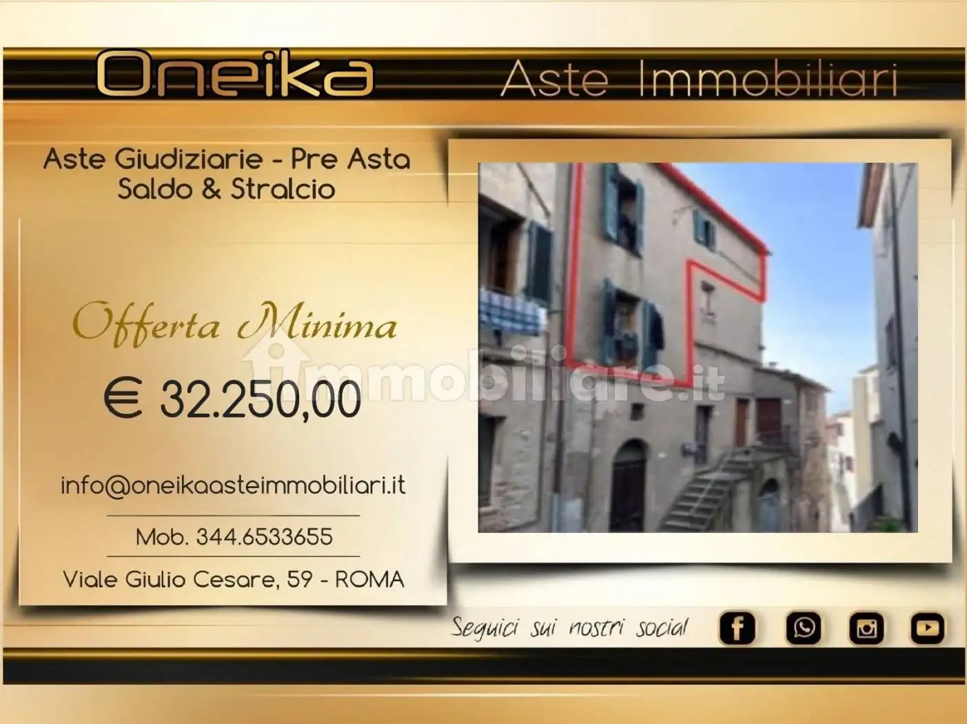 Appartamento in asta a Arcidosso