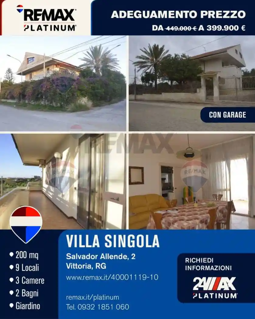 Villa in vendita a Vittoria