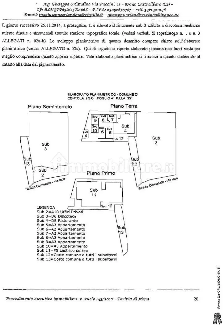 Rustico - Casale in asta a Centola