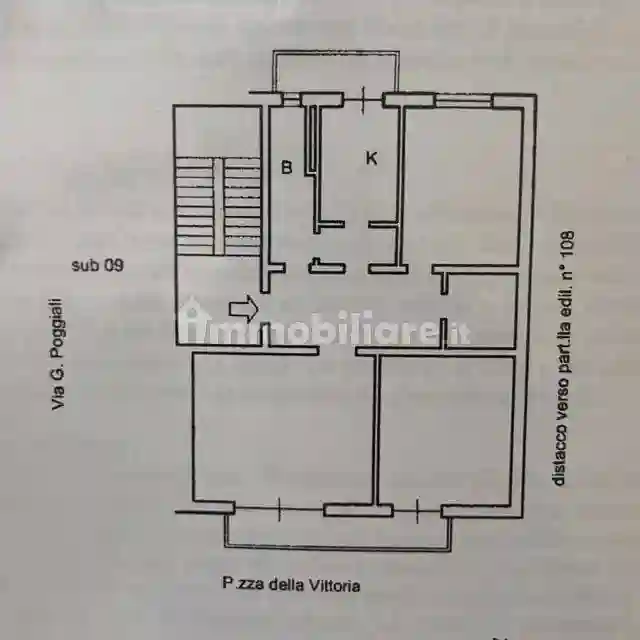 Appartamento piazza della Vittoria 75, Attias - Marconi, Livorno - foto 4