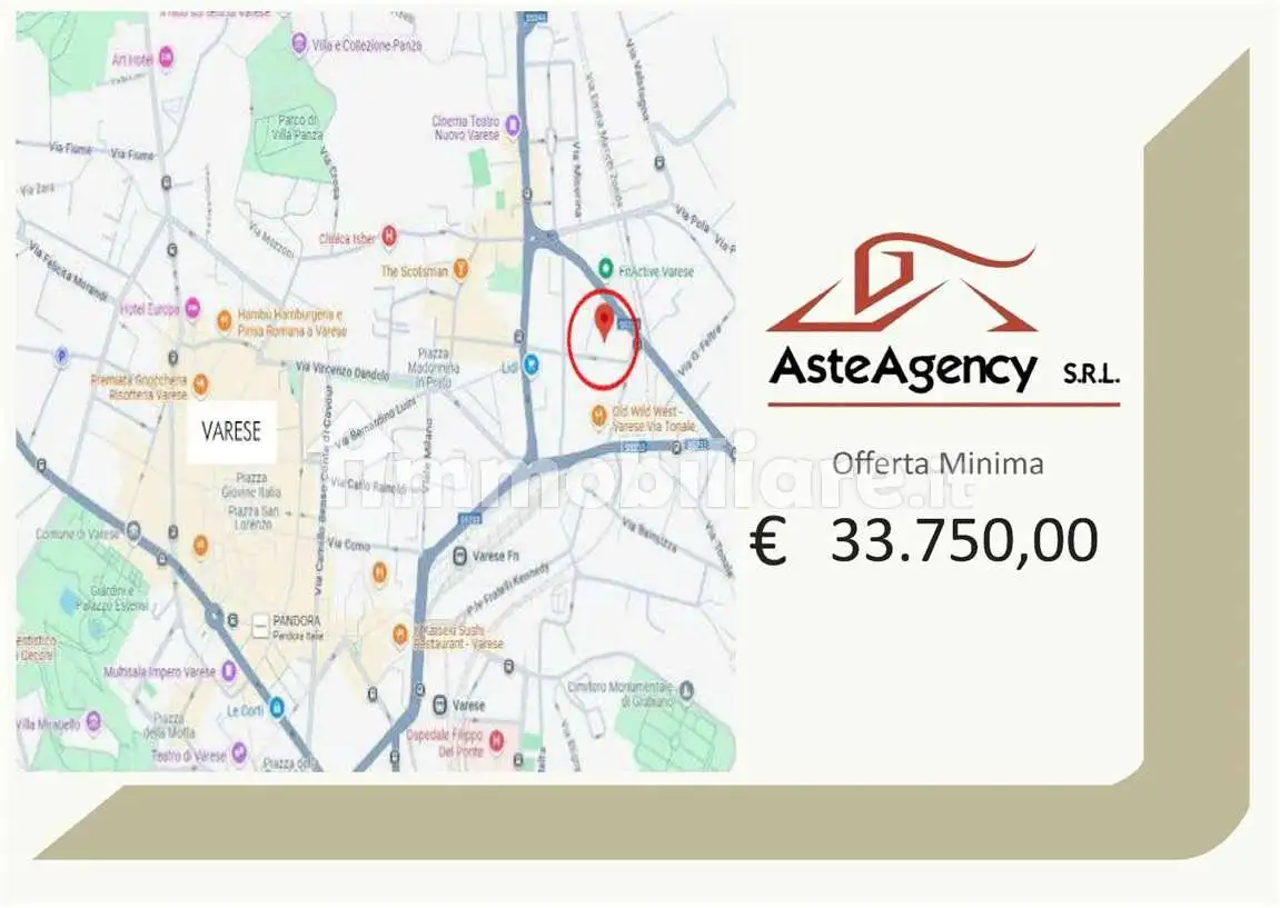 Appartamento in asta a Varese