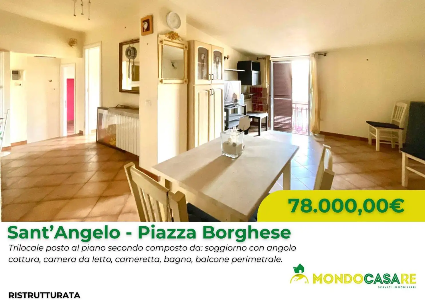 Appartamento in vendita a Sant'Angelo Romano