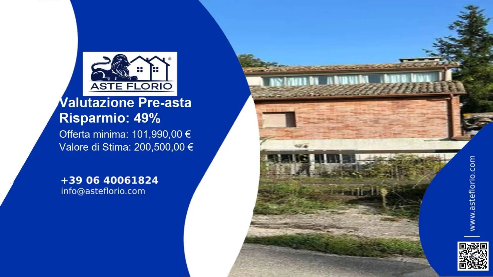 Villa in asta a Spoleto