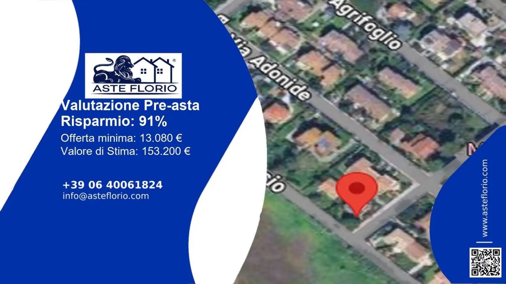 Villa in asta a Anzio