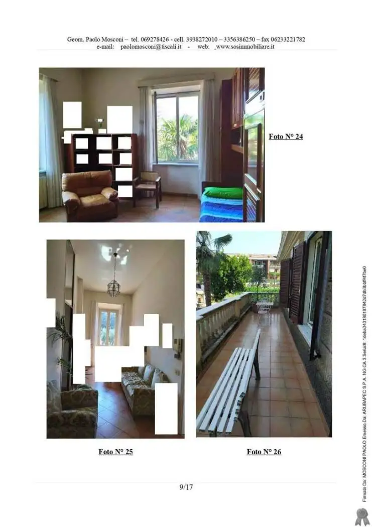 Villa in asta a Marino