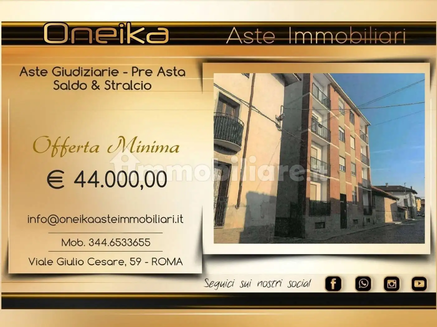 Appartamento in asta a Riva Presso Chieri