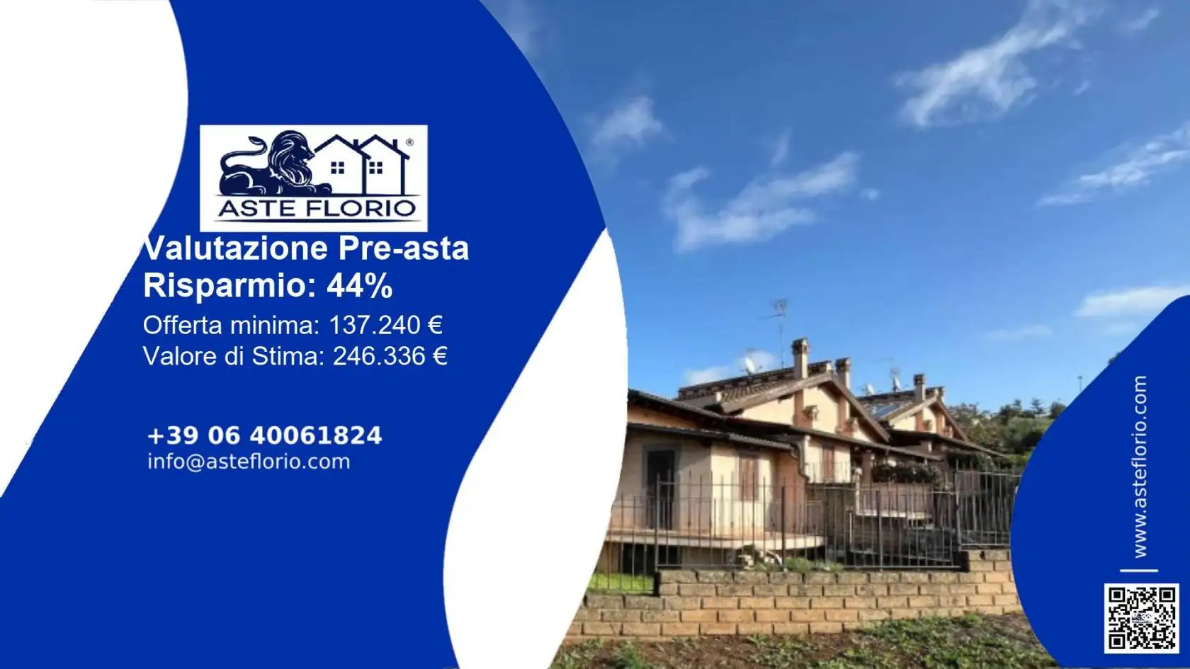 Villa in asta a Roma