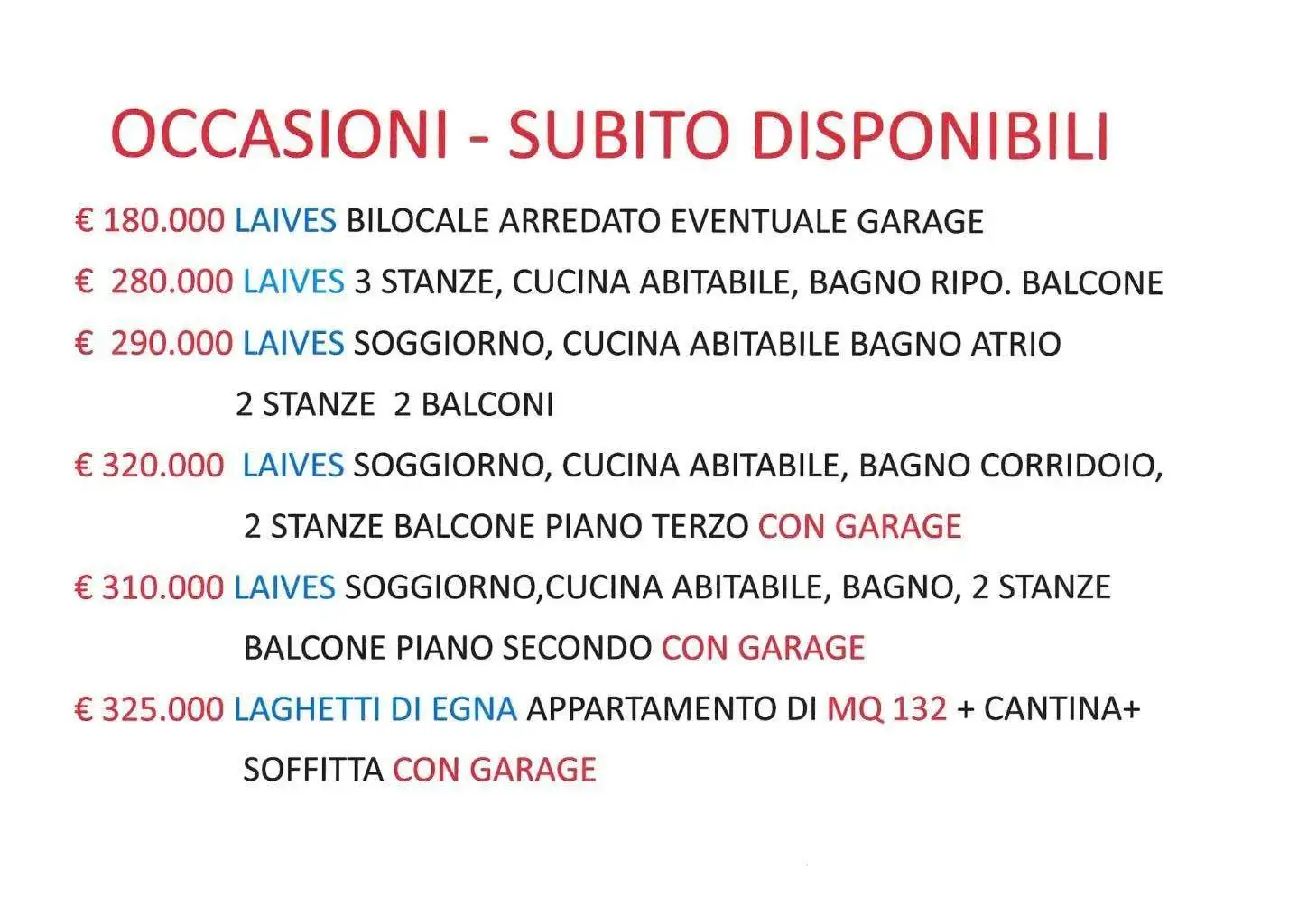 Appartamento in vendita a Laives