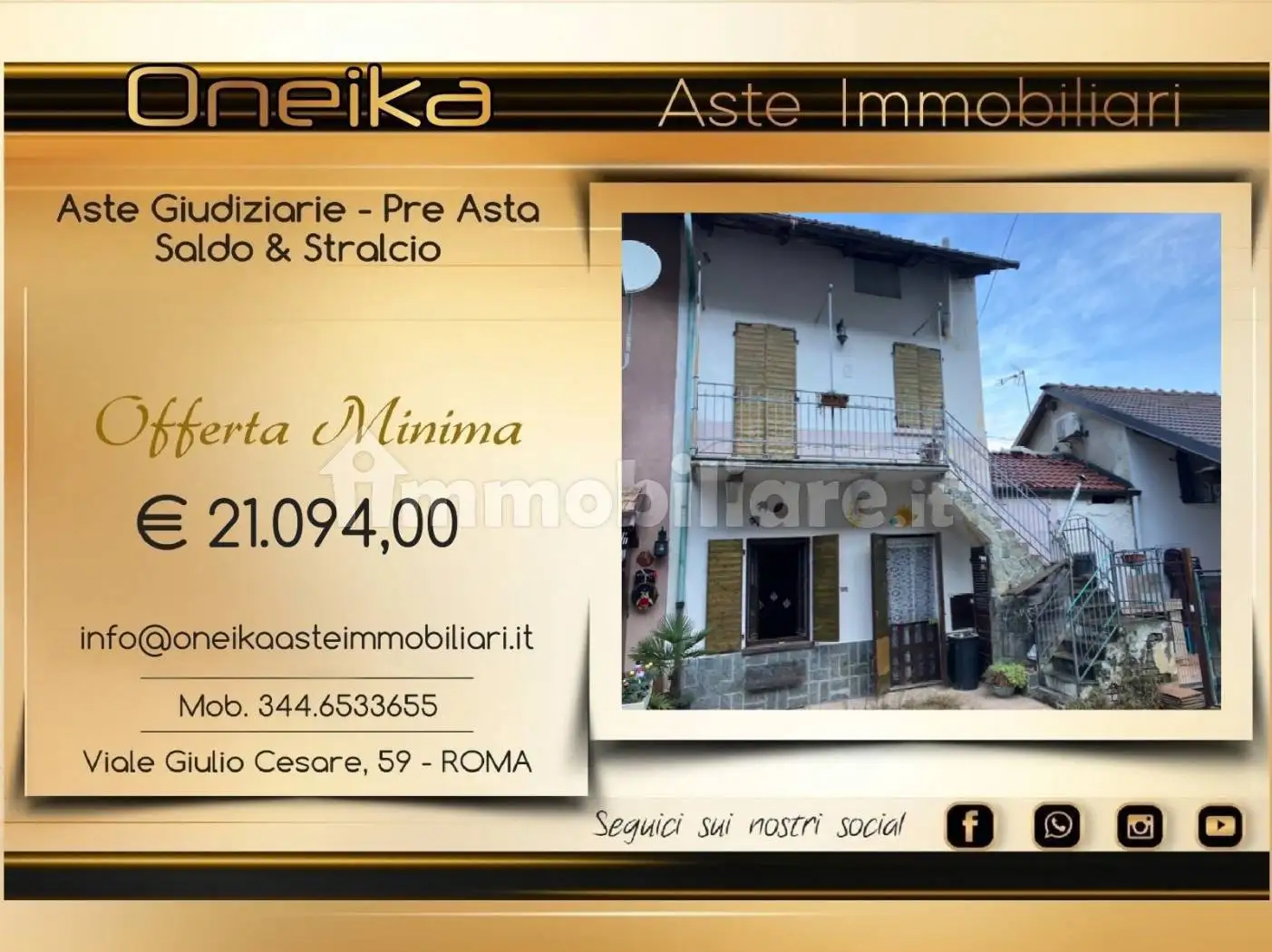 Casa indipendente in asta a Vaie