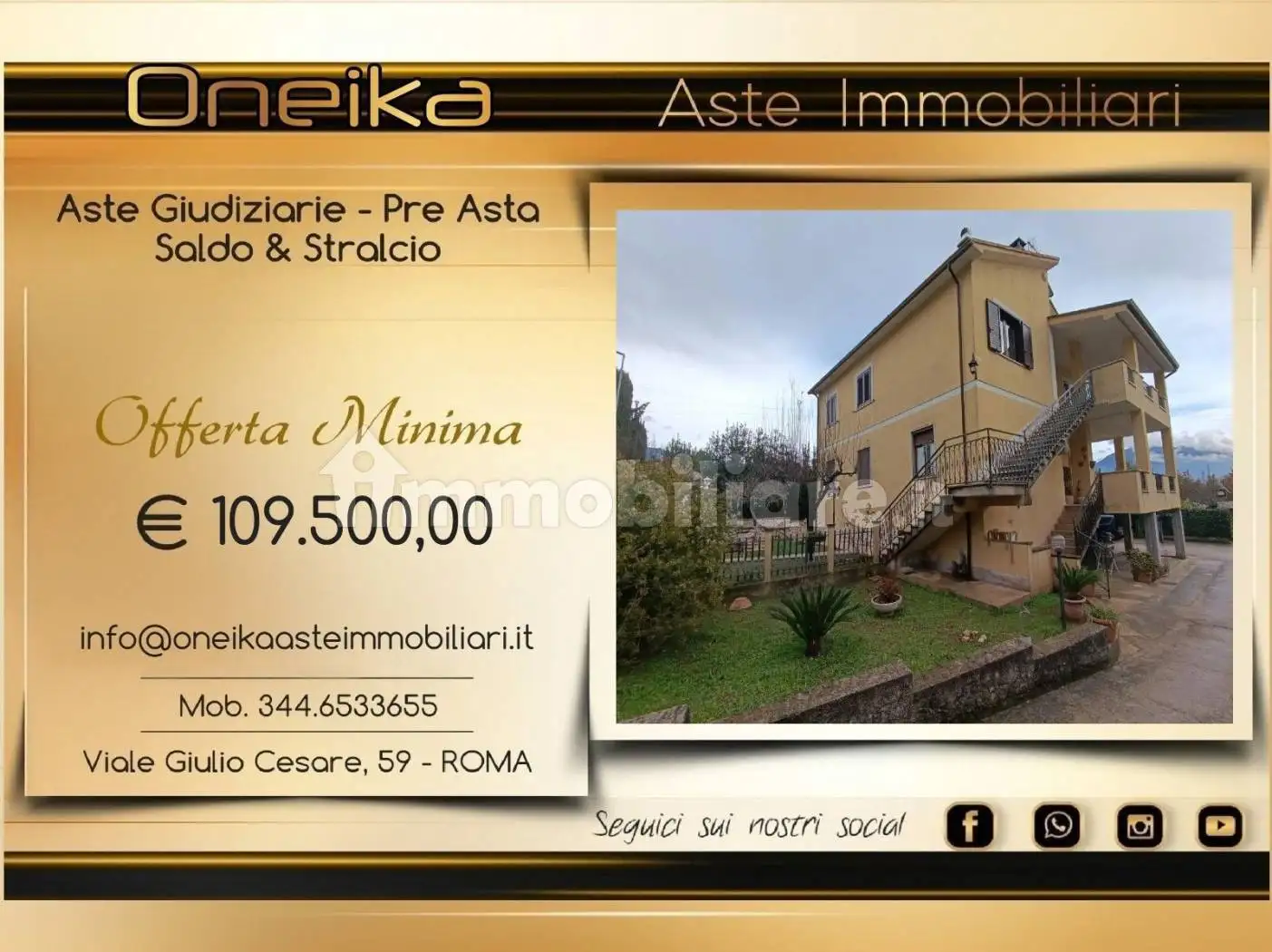 Appartamento in asta a Cassino