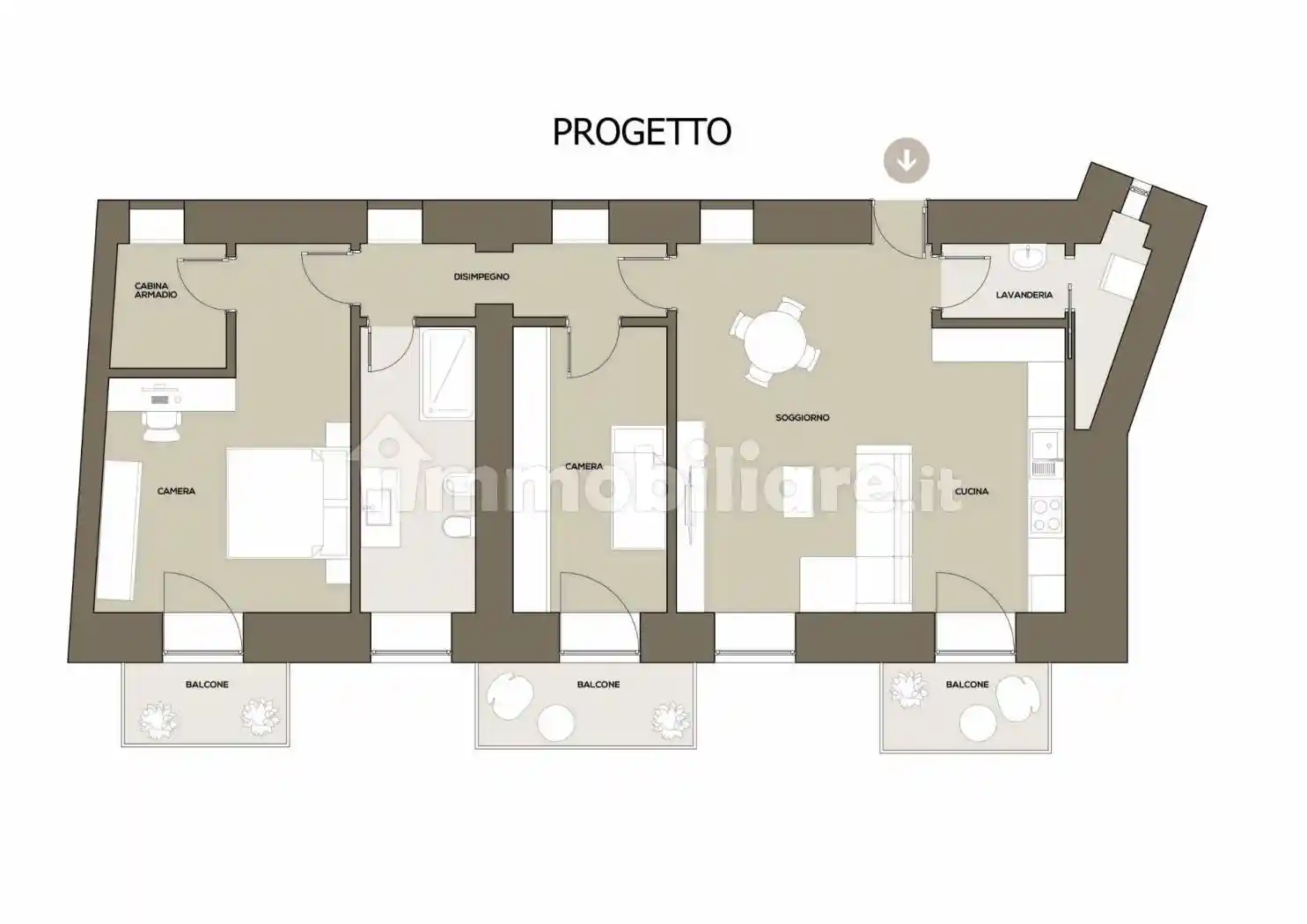 Trilocale corso di Porta Romana 98, Quadronno - Crocetta, Milano - foto 2