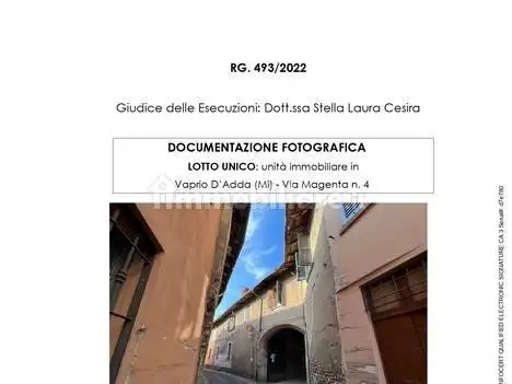 Appartamento in asta a Vaprio d'Adda