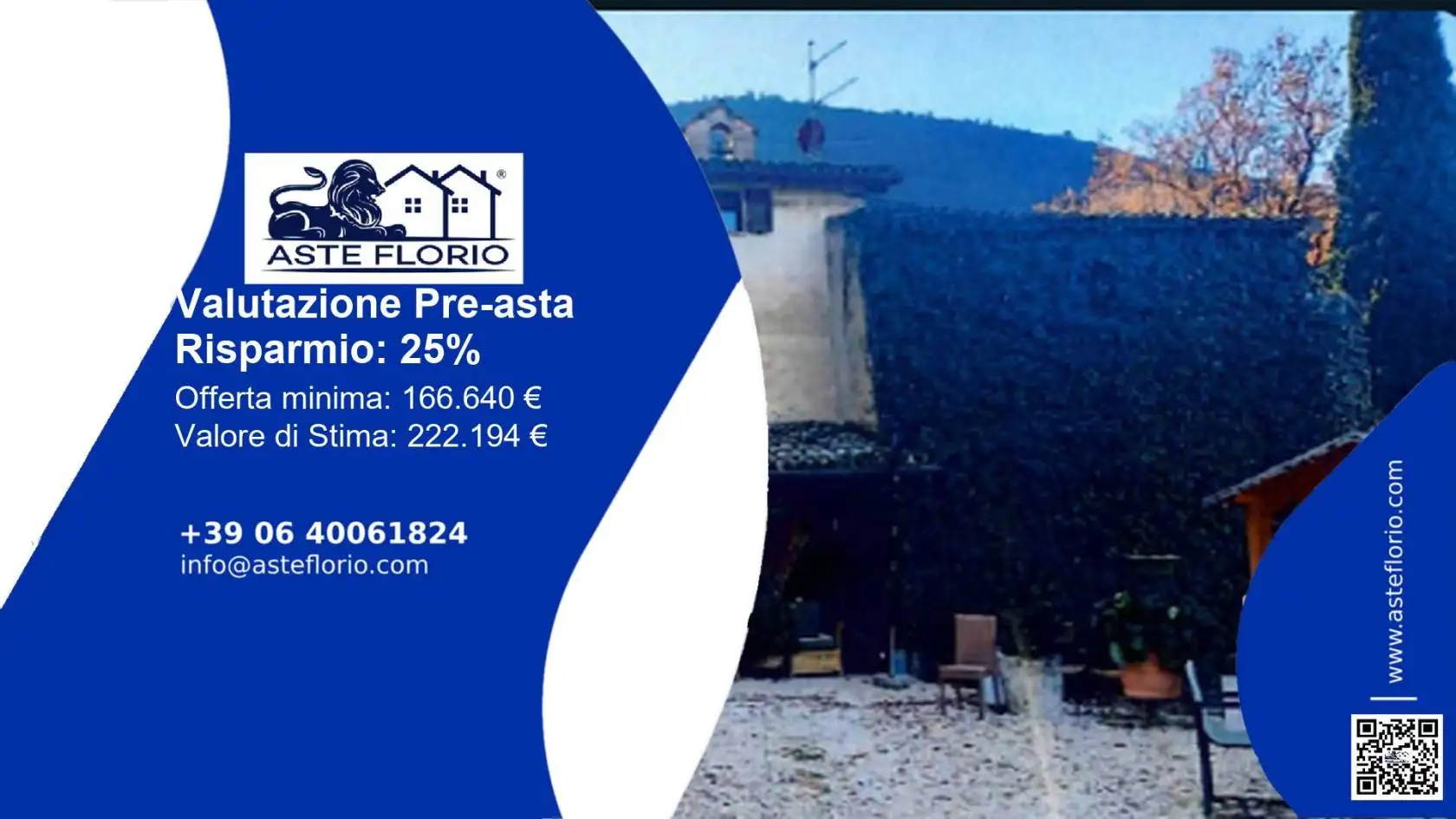 Villa in asta a Spoleto