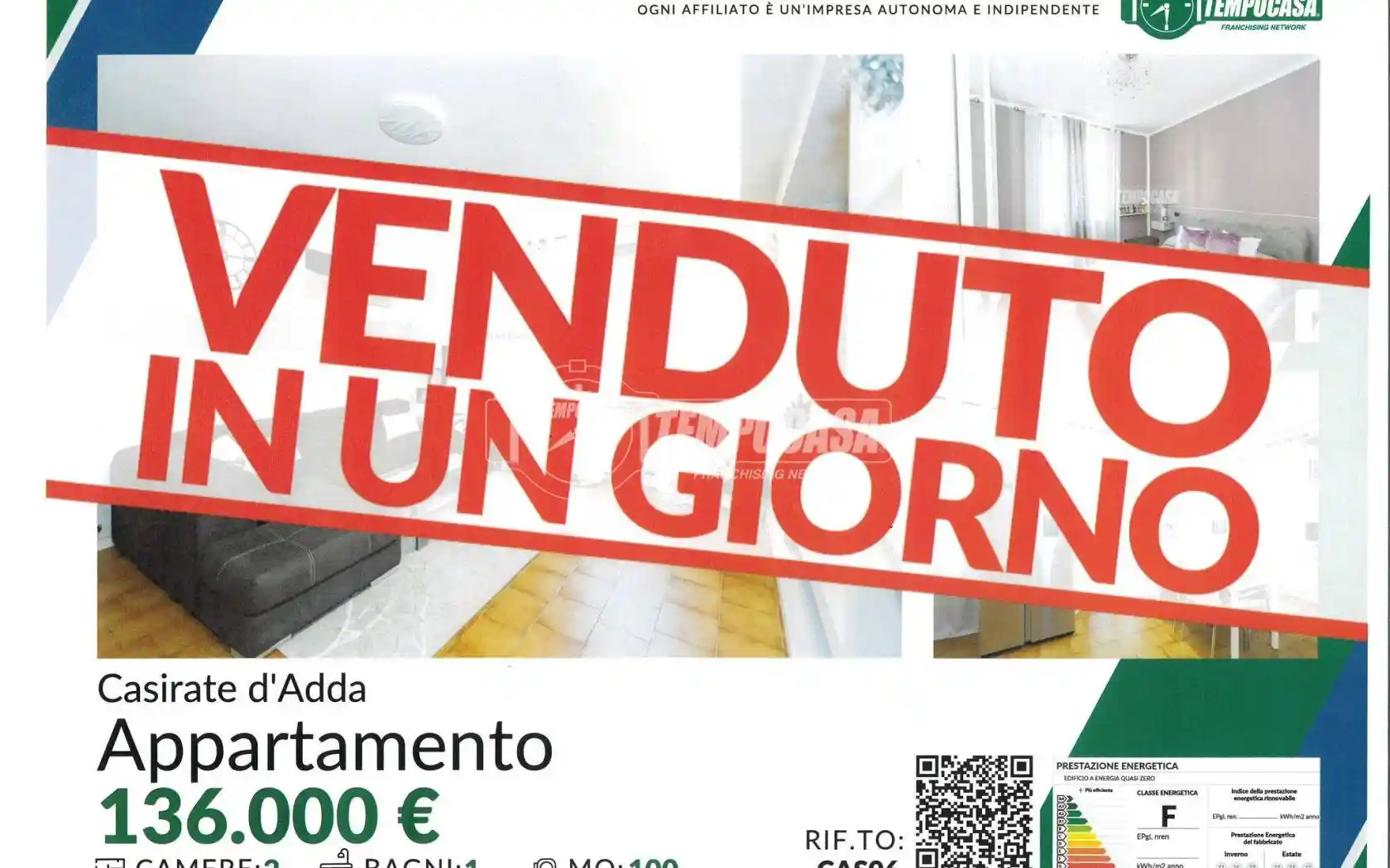 Appartamento in vendita a Casirate d'Adda