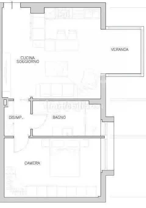 Bilocale piazzale CHIAVRIS, Ospedale, Udine - foto 5