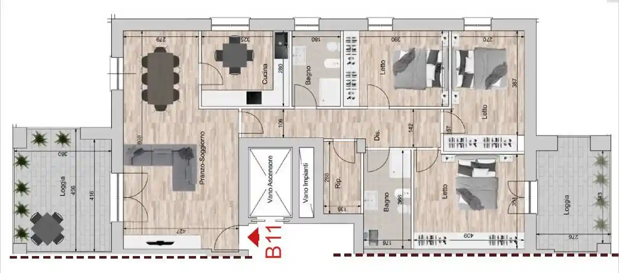 Quadrilocale via Tito Maccio Plauto, Pieve Modolena, Reggio Emilia - foto 5