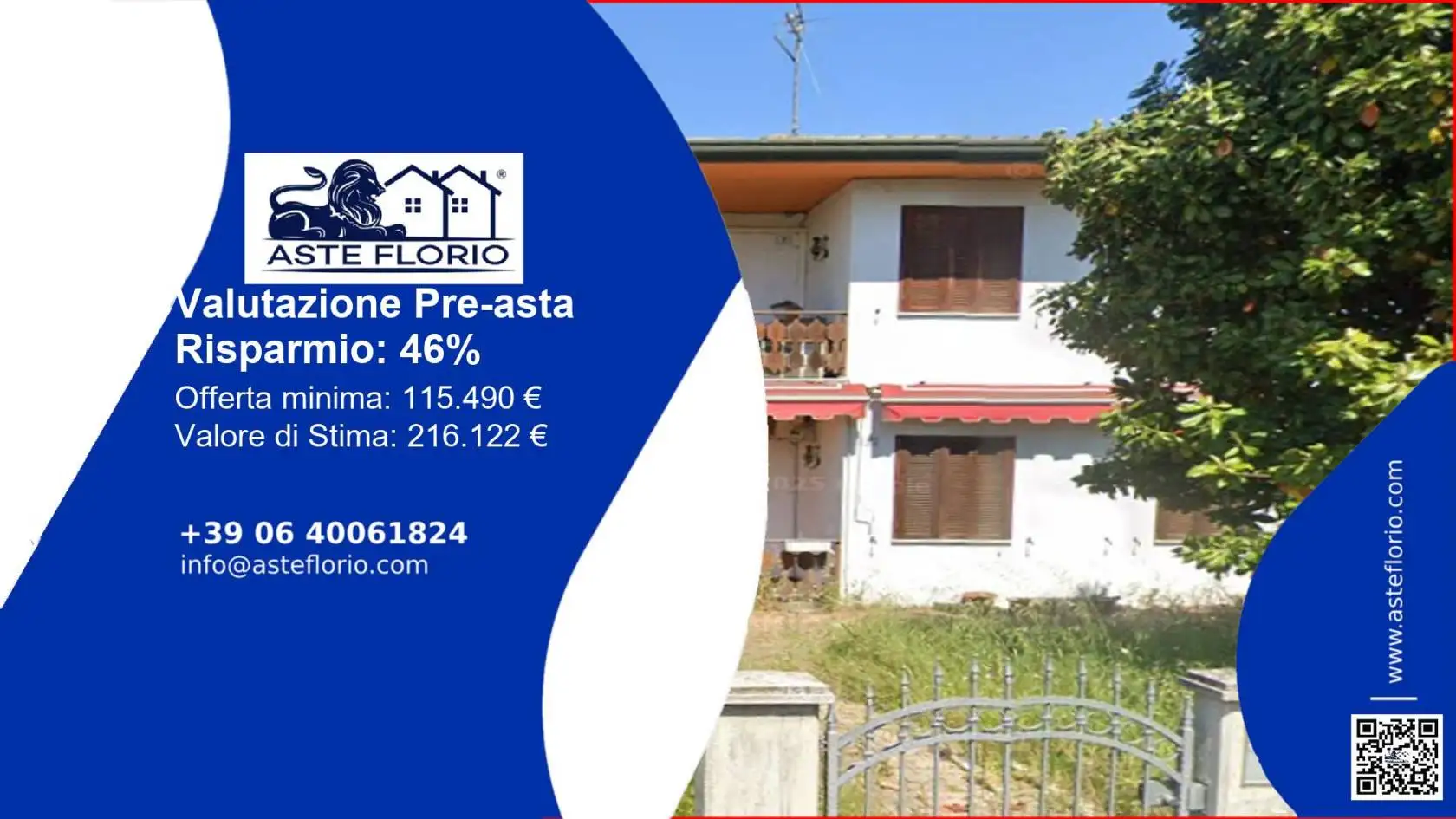 Villa in asta a Piove di Sacco