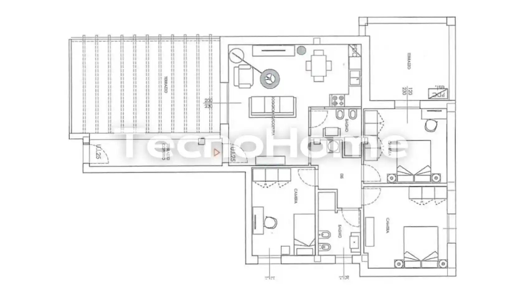 Attico via Don Giovanni Minzoni 42, Centro, Noceto - foto 2