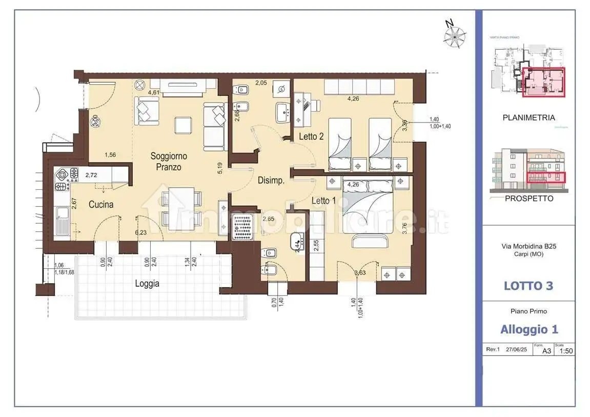 Appartamento in vendita a Carpi