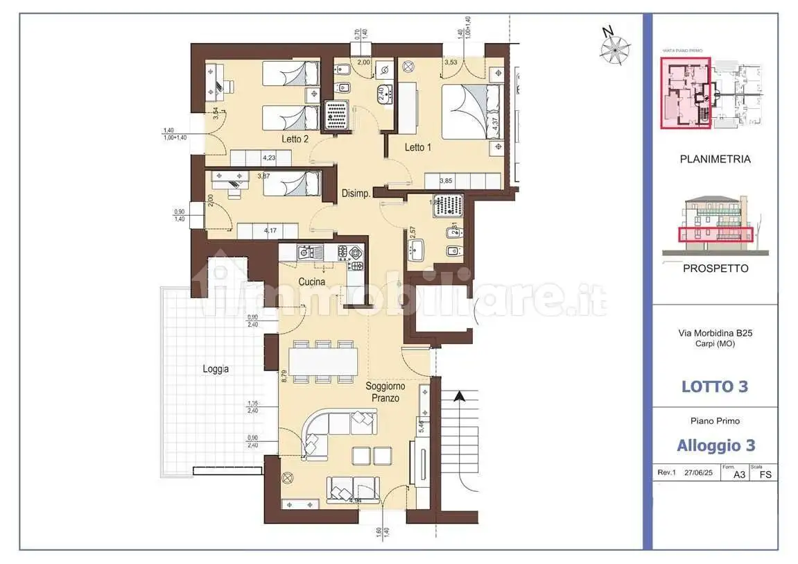 Appartamento in vendita a Carpi