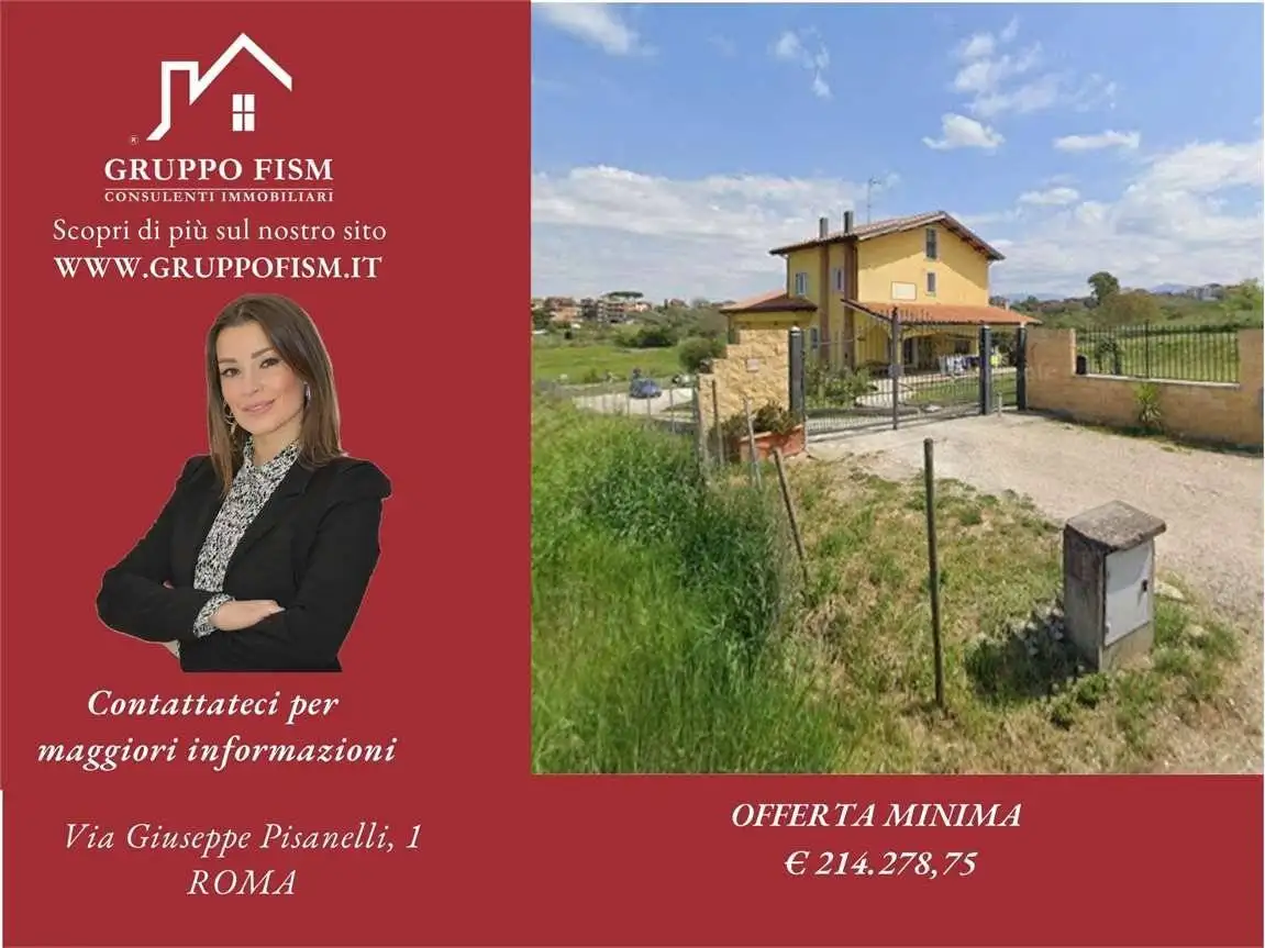 Villa in asta a Monterotondo