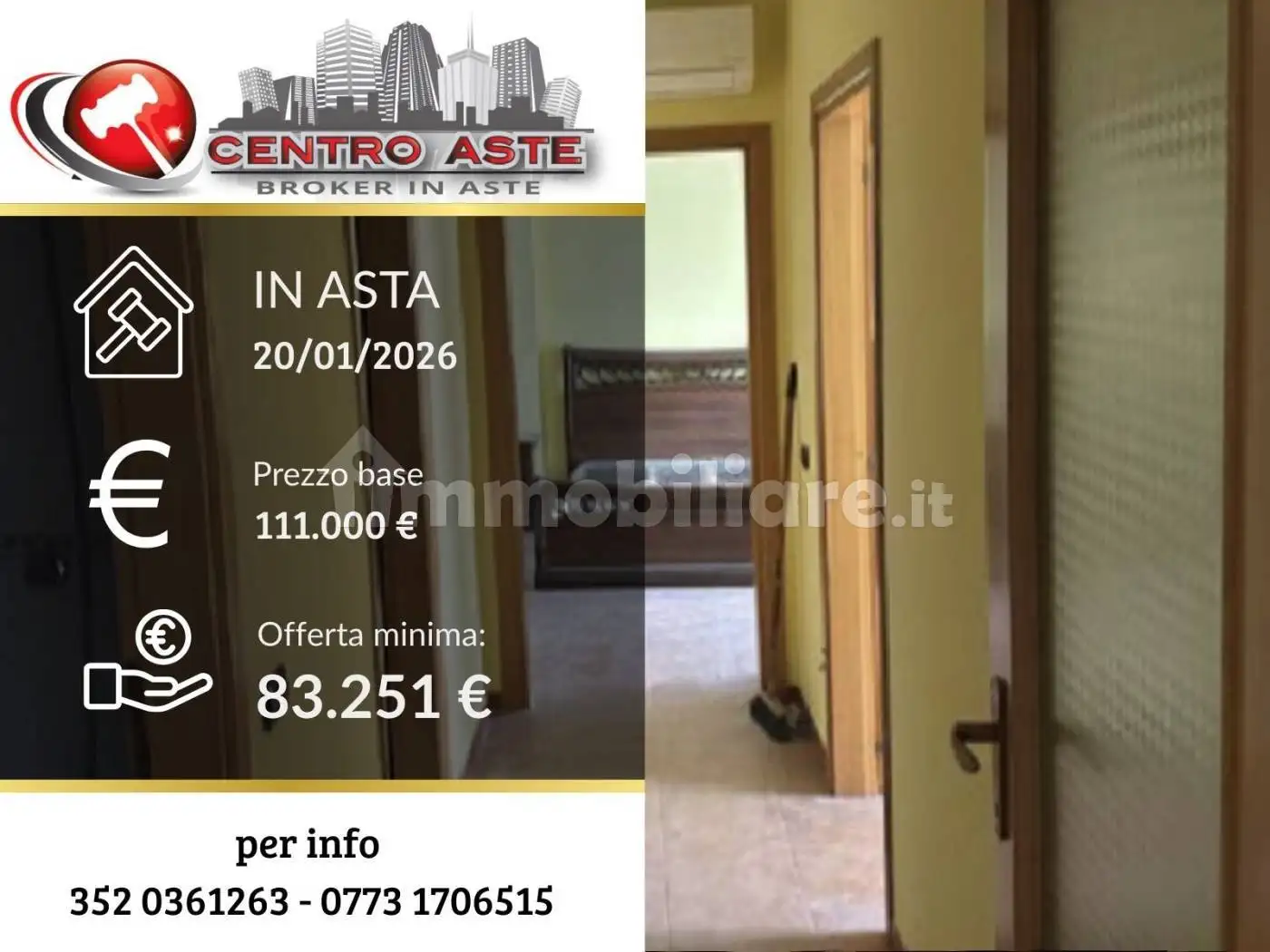 Appartamento in asta a Aprilia